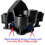 Electric Skateboard Shock-Absorbing bracket base