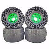 1 pair Black Fashion Honeycomb Wheels